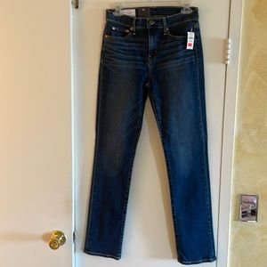 Ladies 5 Pocket Blue Denim Jeans